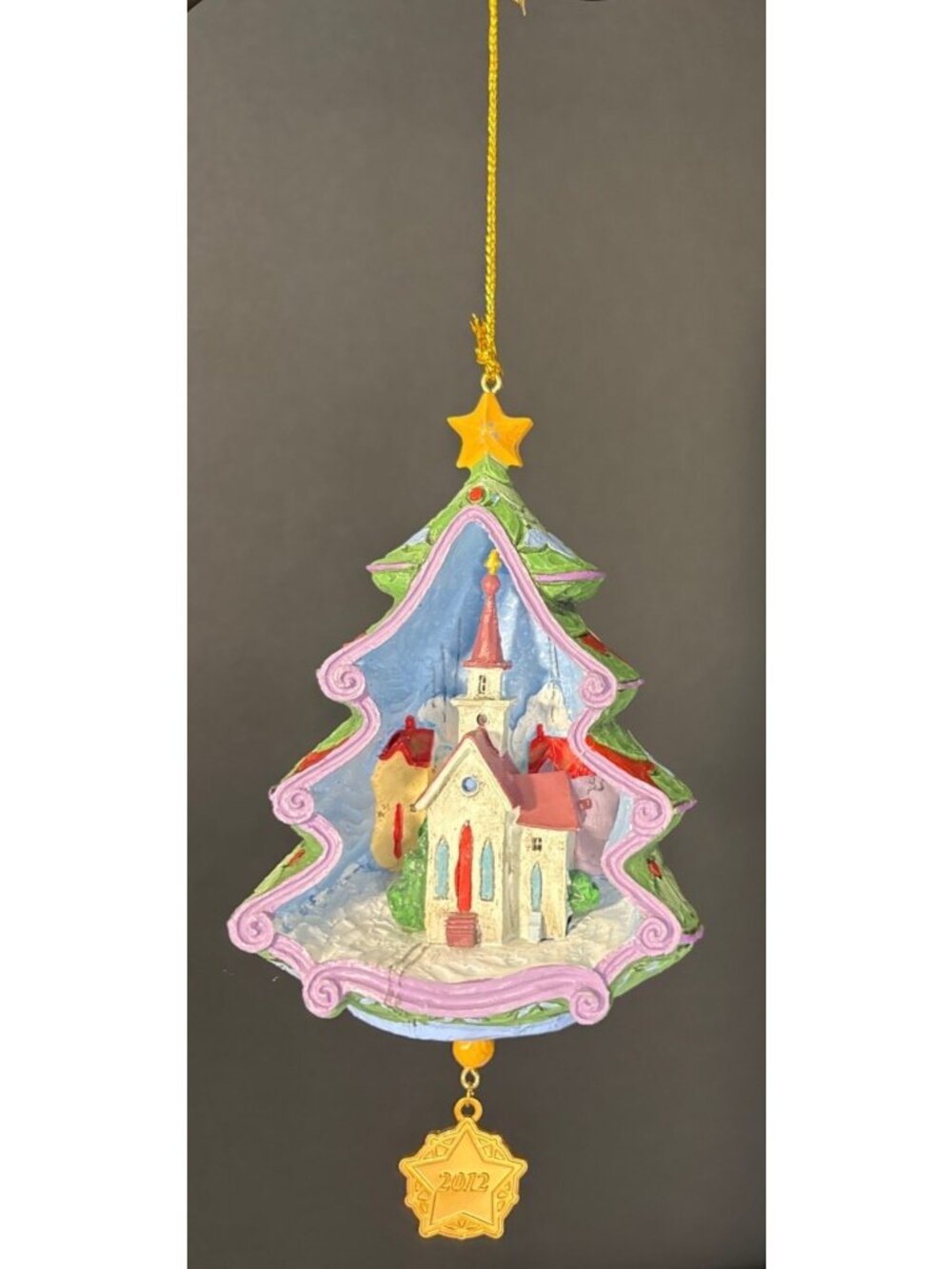 Jim Shore Danbury Mint 2012 "O Come All Ye Faithful" Christmas Ornament - Picture 3 of 14